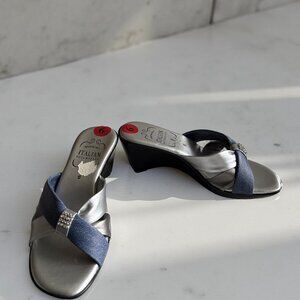 Italian Shoemakers Wedge Sandal Size 6 New Marylou